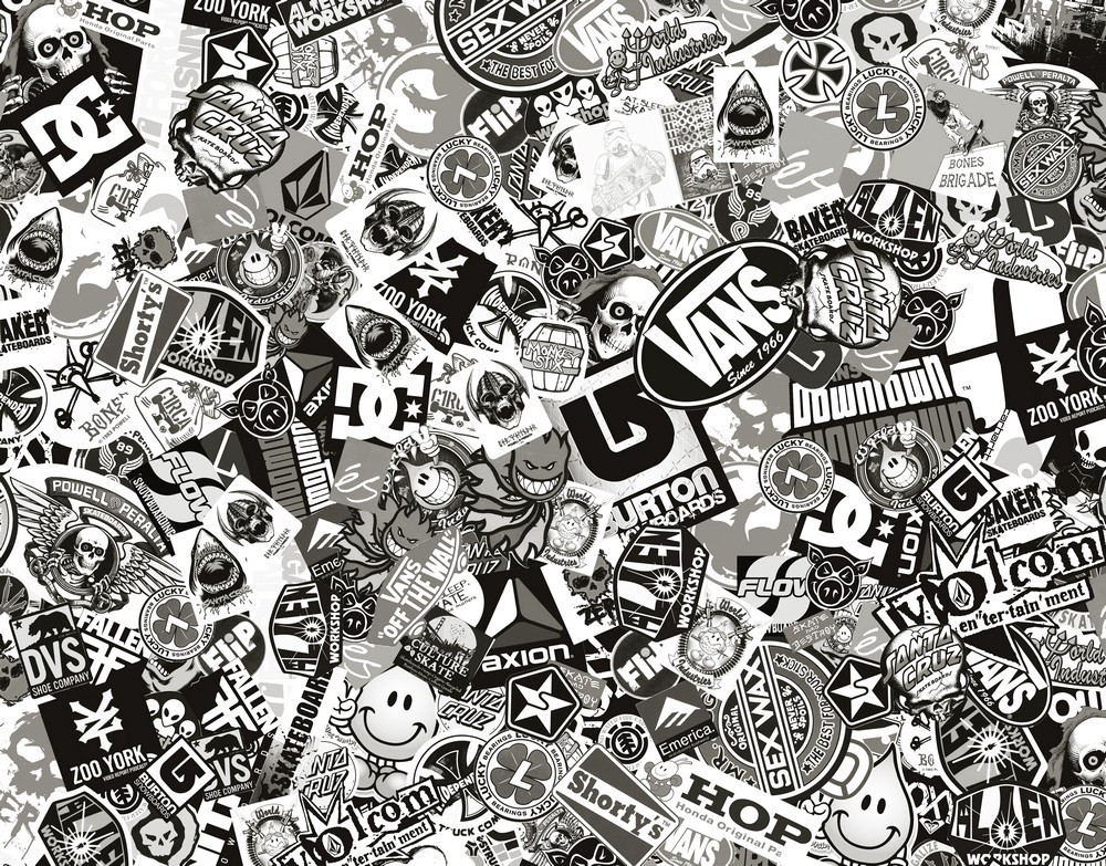 Sticker Bomb Comic Folie mit Echtem Logos 152x50cm - ARSpeed Tuning Shop